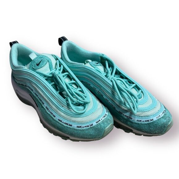 Nike Air Max 97 GS “Have A‎ Nike Day” Size 7Y Tropical Twist Teal 923288-300 - Picture 1 of 9